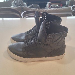 Black High Top Supra - Muska 001